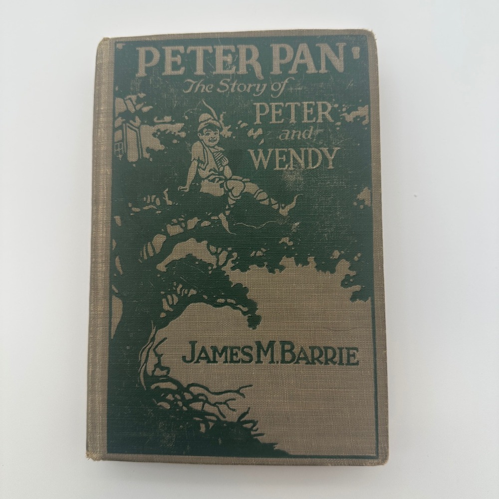 Peter Pan The Story of Peter and Wendy J.M. Barrie Grosset & Dunlap Antique 1911